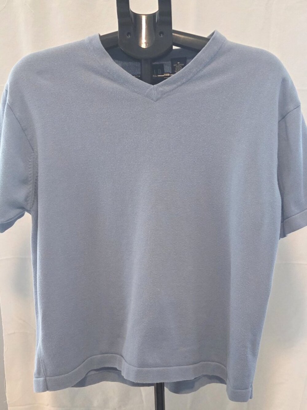 Gap V-Neck Shortsleeve knit sweater - light blue - Women's Medium